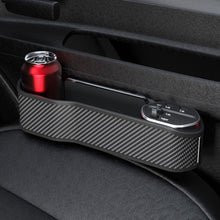 Load image into Gallery viewer, Car Seat Clip Organizer Multifunctional Car Charger, Specification:, Carbon Fiber, Wireless Charge
