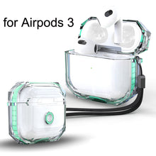 Load image into Gallery viewer, For AirPods 3 RJT-AP-03 Transparent Anti-fall Bluetooth Earphone Protective Sleeve, For AirPods 3 White, For AirPods 3 Black