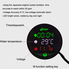 Load image into Gallery viewer, 9-24V LED Night Vision Motorcycle Modification Instrument, Morfayer YL-M05 4 In 1 Water Temperature Model, Morfayer YL-M05 5 In 1 Water Temperature Model, Morfayer YL-M05 5 In 1 Environmental Temperature Model                                           ...