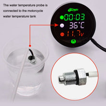 Load image into Gallery viewer, 9-24V LED Night Vision Motorcycle Modification Instrument, Morfayer YL-M05 4 In 1 Water Temperature Model, Morfayer YL-M05 5 In 1 Water Temperature Model, Morfayer YL-M05 5 In 1 Environmental Temperature Model                                           ...