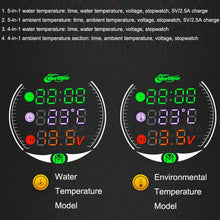 Load image into Gallery viewer, 9-24V LED Night Vision Motorcycle Modification Instrument, Morfayer YL-M05 4 In 1 Water Temperature Model, Morfayer YL-M05 5 In 1 Water Temperature Model, Morfayer YL-M05 5 In 1 Environmental Temperature Model                                           ...