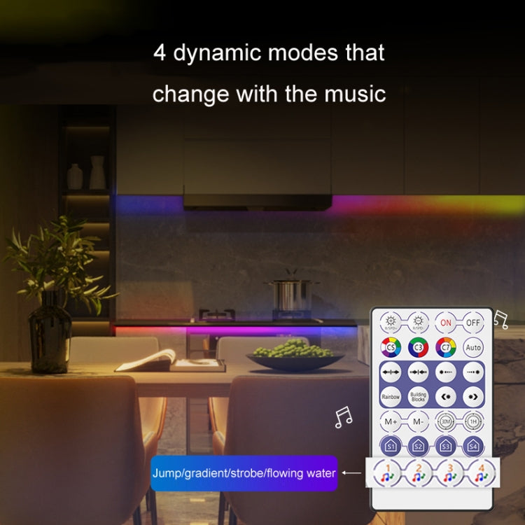 WIFI Wireless Symphony Light Bar Music Smart APP 2.4G Controller, Single Head, Double Head