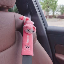 Load image into Gallery viewer, 002 Cute Cartoon Thicked Seat Belt Anti-Strangled Protective Cushion, Length:, 30.5cm (Brown Dog), 30.5cm (Beige Dog), 30.5cm (Gray Cat), 30.5cm (Pink Cat), 30.5cm (Gray Fox), 30.5cm (Bear), 23cm (Brown Dog), 23cm (Beige Dog), 23cm (Gray Cat)          ...