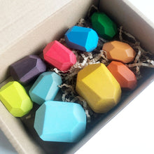 Load image into Gallery viewer, Children Early Teachings Stack Stone Building Blocks Wood Stack Stone Toys