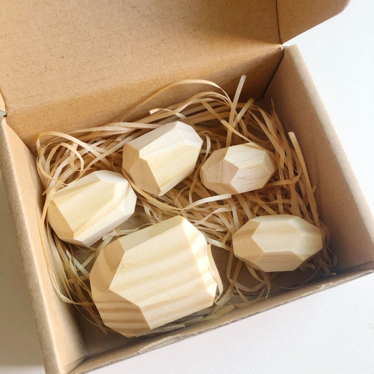 Children Early Teachings Stack Stone Building Blocks Wood Stack Stone Toys