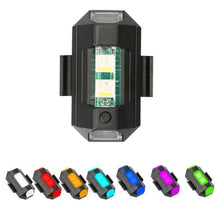 Load image into Gallery viewer, M1 Motorcycle Bicycle Aircraft Explosion Lights Cruise Flashing Anti-Rear-End Collision Light
