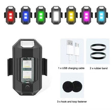 Load image into Gallery viewer, M1 Motorcycle Bicycle Aircraft Explosion Lights Cruise Flashing Anti-Rear-End Collision Light