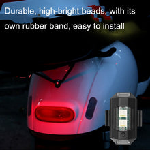 Load image into Gallery viewer, M1 Motorcycle Bicycle Aircraft Explosion Lights Cruise Flashing Anti-Rear-End Collision Light