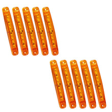 Load image into Gallery viewer, MK-224 10pcs 12-24V Truck Trailer 9LED Side Light Tail Lamp Signal Light, MK-224(Red), MK-224(Yellow), MK-224(White)