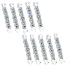 Load image into Gallery viewer, MK-224 10pcs 12-24V Truck Trailer 9LED Side Light Tail Lamp Signal Light, MK-224(Red), MK-224(Yellow), MK-224(White)