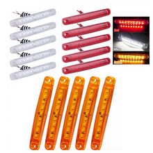 Load image into Gallery viewer, MK-224 10pcs 12-24V Truck Trailer 9LED Side Light Tail Lamp Signal Light, MK-224(Red), MK-224(Yellow), MK-224(White)