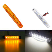 Load image into Gallery viewer, MK-224 10pcs 12-24V Truck Trailer 9LED Side Light Tail Lamp Signal Light, MK-224(Red), MK-224(Yellow), MK-224(White)