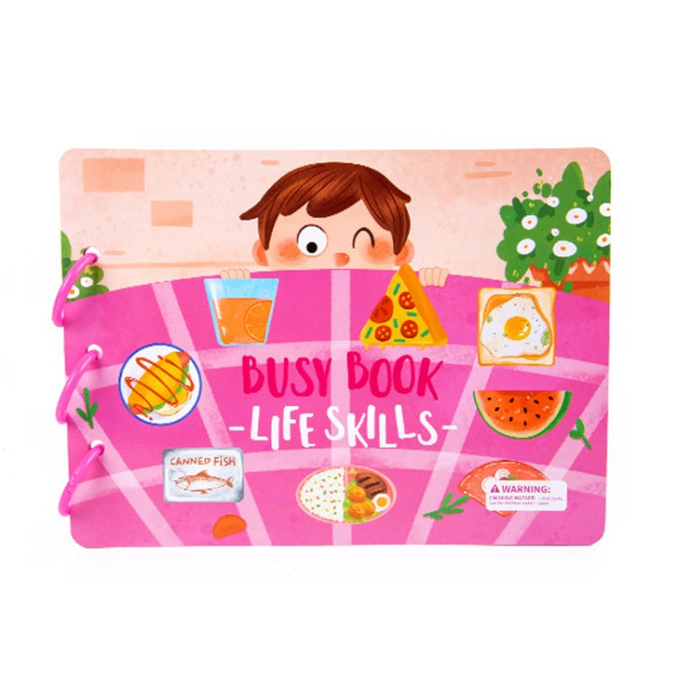 Children Early Teaching Cartoon Intelligence Development Toys Repeatedly Paste Book