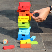 Load image into Gallery viewer, Colorful Stacked Tall Children Menochi Toy Desktop Game