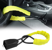 Load image into Gallery viewer, S308 Car Steering Wheel Wire Rope Lock Security Anti-theft Locks, S308 Red, S308 Yellow, S308 Black