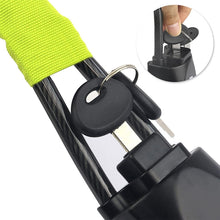 Load image into Gallery viewer, S308 Car Steering Wheel Wire Rope Lock Security Anti-theft Locks, S308 Red, S308 Yellow, S308 Black