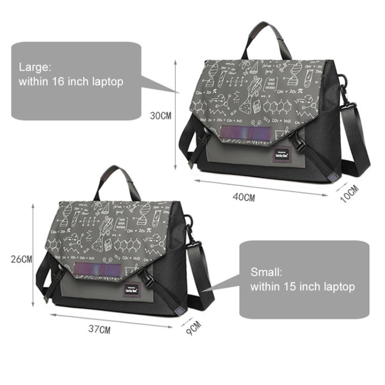 LUCKYBAT Laptop Bag Airbag Anti-drop Crossbody Handbag, S 13.3-16 Inch, L 16 Inch
