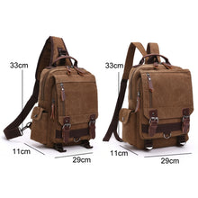 Load image into Gallery viewer, Outdoor Travel Messenger Canvas Chest Bag