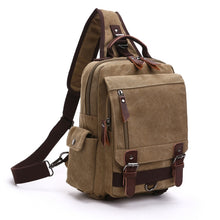 Load image into Gallery viewer, Outdoor Travel Messenger Canvas Chest Bag
