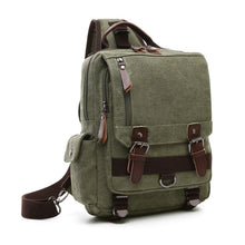 Load image into Gallery viewer, Outdoor Travel Messenger Canvas Chest Bag