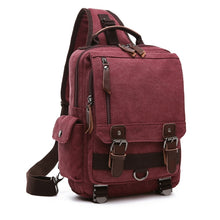 Load image into Gallery viewer, Outdoor Travel Messenger Canvas Chest Bag