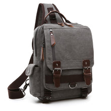 Load image into Gallery viewer, Outdoor Travel Messenger Canvas Chest Bag