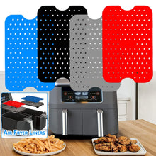 Load image into Gallery viewer, For NINJA DZ201 DZ401 Air Fryers 2pcs Silicone Pad Rectangular Liner