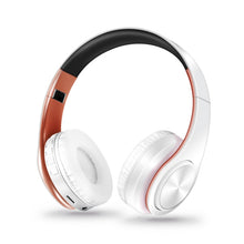 Load image into Gallery viewer, LPT660 Bluetooth Wireless Headset HIFI Stereo Sports Headphones, LPT660 (White Red), LPT660 (White Blue), LPT660 (White Green), LPT660 (White Orange), LPT660 (White Pink), LPT660 (White Gold), LPT660 (Black+Green), LPT660 (White Rose Gold)             ...