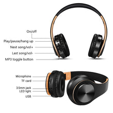 Load image into Gallery viewer, LPT660 Bluetooth Wireless Headset HIFI Stereo Sports Headphones, LPT660 (White Gold), LPT660 (Black+Green), LPT660 (White Rose Gold), LPT660 (Black Orange), LPT660 (Black Pink), LPT660 (Black Gold), LPT660 (Black Rose Gold), LPT660 (White Red)         ...