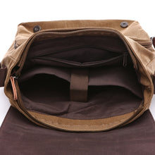 Load image into Gallery viewer, Versatile Canvas Shoulder Messenger Bag Business Computer Bag, Khaki Large, Dark Blue Large, Coffee Large, Black Large, Khaki Medium, Dark Blue Medium, Coffee Medium, Gray Large, Gray Medium, Green Large, Green Medium