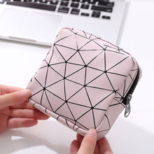 Load image into Gallery viewer, XH8214 Portable Sanitary Napkin Storage Bag Large Capacity Waterproof Coin Bag, XH8214 Plant Green, XH8214 Black, XH8214 Fluorescence, XH8214 Sky Blue, XH8214 Cherry Pink, XH8214 Apricot