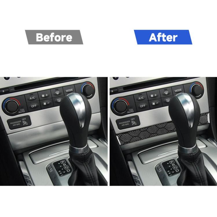 For Infiniti G37/G25/Q60 CD Panel Lower Decorative Strip Sticker