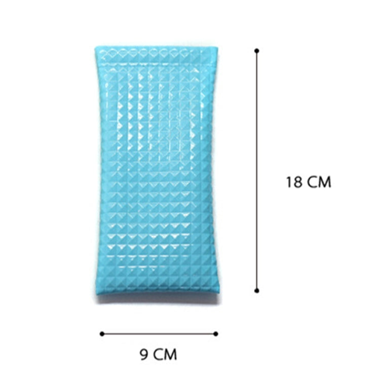 D8649-240 2pcs PU Leather Bullet Portable Waterproof Glasses Storage Bag