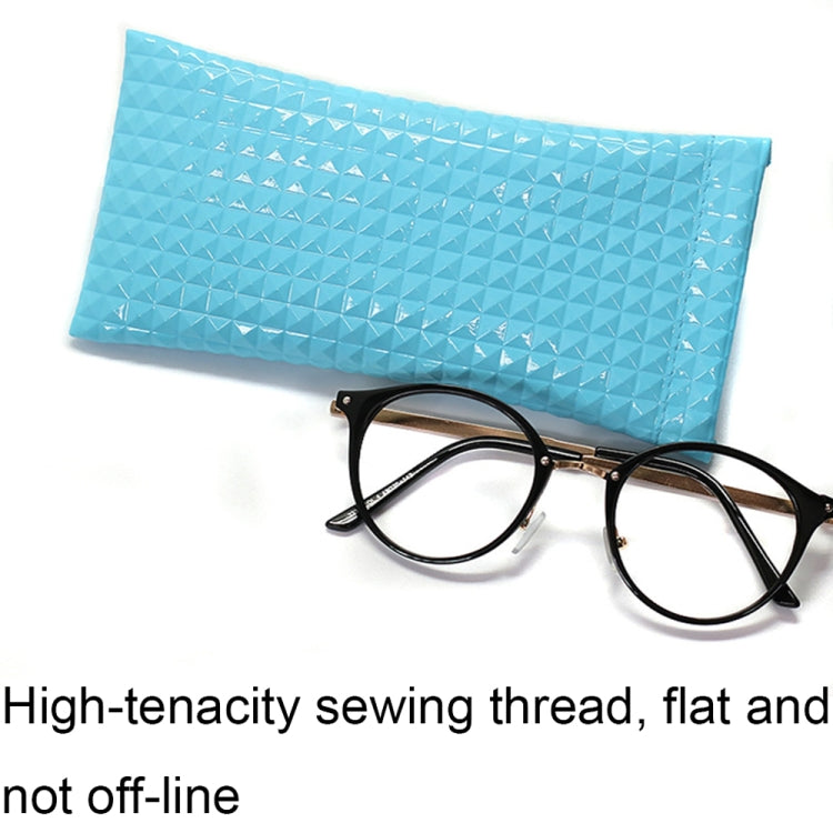 D8649-240 2pcs PU Leather Bullet Portable Waterproof Glasses Storage Bag