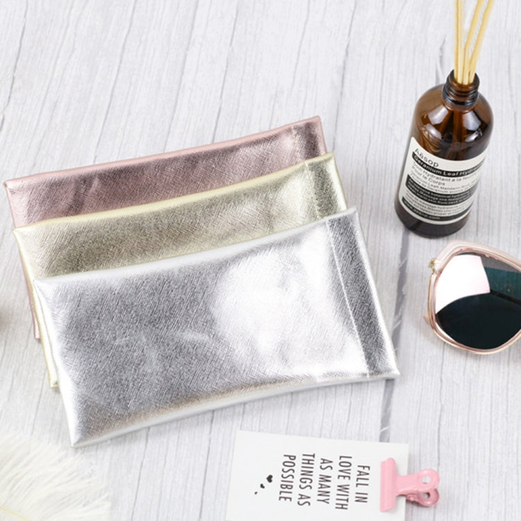 D8649-240 2pcs PU Leather Bullet Portable Waterproof Glasses Storage Bag