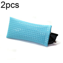Load image into Gallery viewer, D8649-240 2pcs PU Leather Bullet Portable Waterproof Glasses Storage Bag