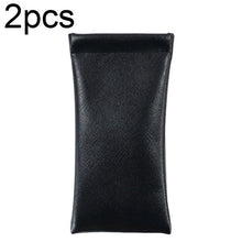 Load image into Gallery viewer, D8649-240 2pcs PU Leather Bullet Portable Waterproof Glasses Storage Bag