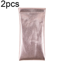 Load image into Gallery viewer, D8649-240 2pcs PU Leather Bullet Portable Waterproof Glasses Storage Bag