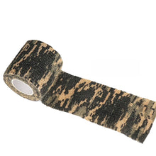 Load image into Gallery viewer, 4.5m X 5cm Self-Adhesive Non-Woven Outdoor Camouflage Tape Bandage