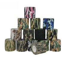 Load image into Gallery viewer, 4.5m X 5cm Self-Adhesive Non-Woven Outdoor Camouflage Tape Bandage
