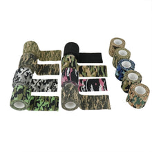 Load image into Gallery viewer, 4.5m X 5cm Self-Adhesive Non-Woven Outdoor Camouflage Tape Bandage