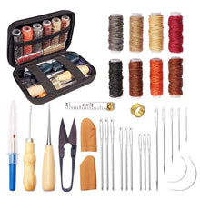 Load image into Gallery viewer, Hand Sew DIY Leather Goods Sewing Kit Set, 32 in 1
