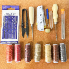 Load image into Gallery viewer, Hand Sew DIY Leather Goods Sewing Kit Set, 32 in 1