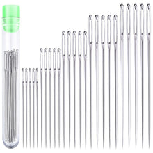 Load image into Gallery viewer, Big Eye Stainless Steel Embroidery Sewing Needle Tool Set, Needle Set