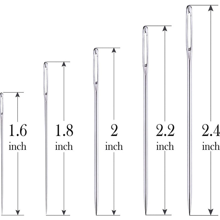 Big Eye Stainless Steel Embroidery Sewing Needle Tool Set, Needle Set