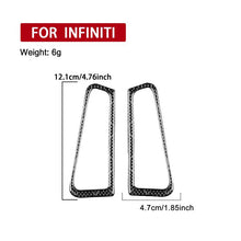 Load image into Gallery viewer, For Infiniti G35/G37/G25/Q60 2pcs /Set Universal Defogger Air Outlet Sticker For Left And Right Drive