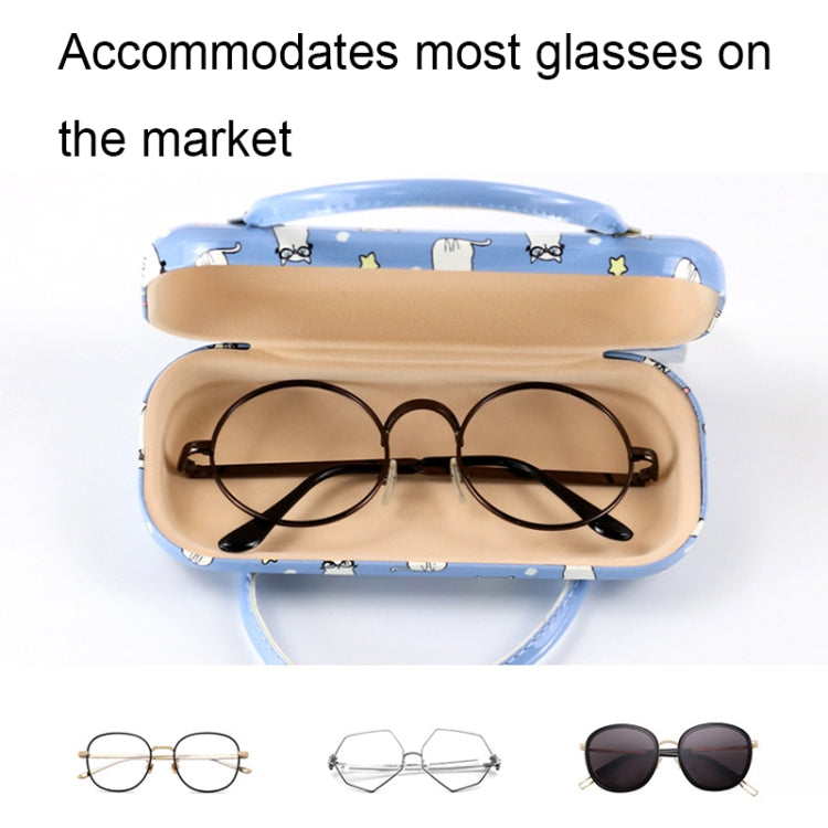 T2911 Cute Cartoon Anti-stress Handheld Children Glasses Box