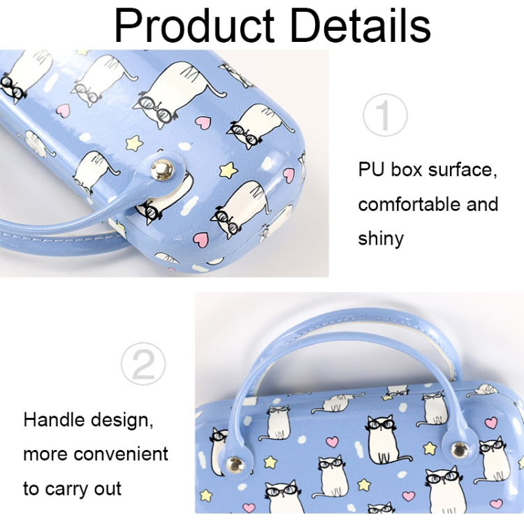 T2911 Cute Cartoon Anti-stress Handheld Children Glasses Box