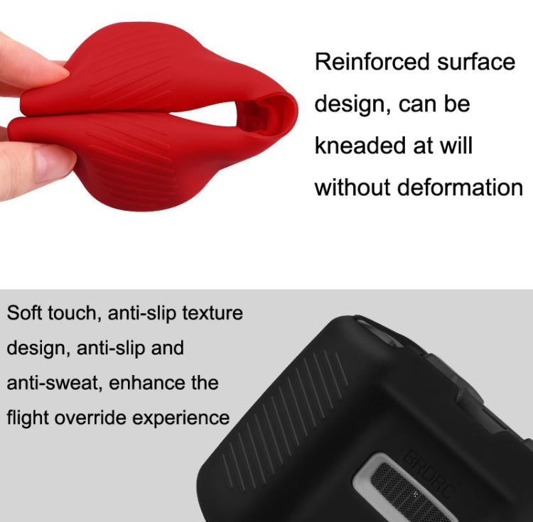 BRDRC DJI-7559 For DJI Mavic 3 / Mini 3 / 3 Pro Remote Control Silicone Protective Cover, For DJI Mavic 3 / Mini 3 / 3 Pro(Red), For DJI Mavic 3 / Mini 3 / 3 Pro(Gray), For DJI Mavic 3 / Mini 3 / 3 Pro(Black)