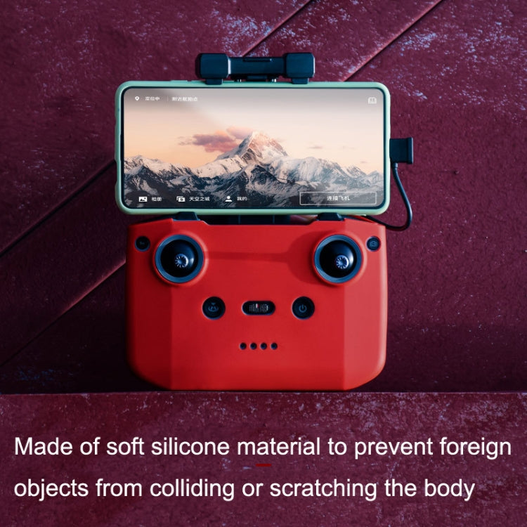 BRDRC DJI-7559 For DJI Mavic 3 / Mini 3 / 3 Pro Remote Control Silicone Protective Cover, For DJI Mavic 3 / Mini 3 / 3 Pro(Red), For DJI Mavic 3 / Mini 3 / 3 Pro(Gray), For DJI Mavic 3 / Mini 3 / 3 Pro(Black)